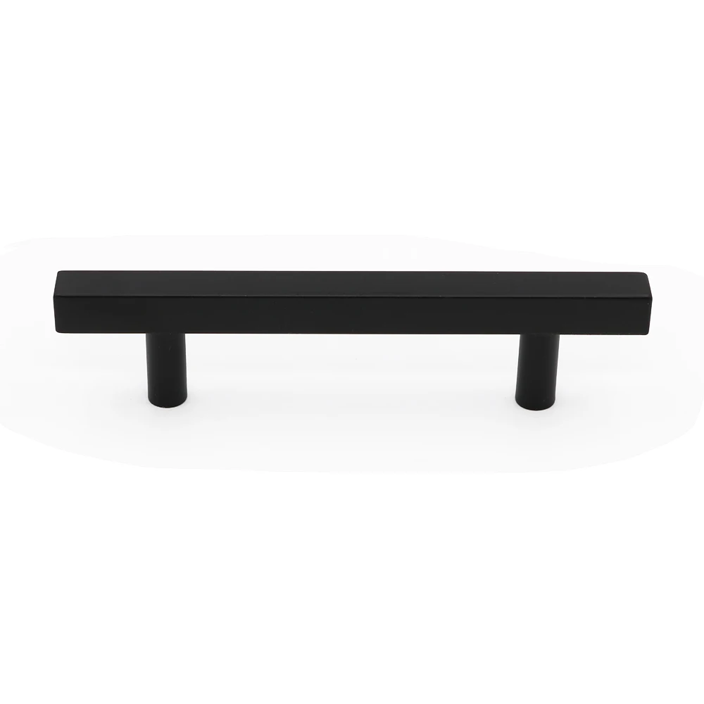 1 Pack Kitchen Cabinet Handles J22BK Square T Bar Stainless Steel Drawer Handles Cabinet Hardware Cabinet Pulls Cabinet Knobs