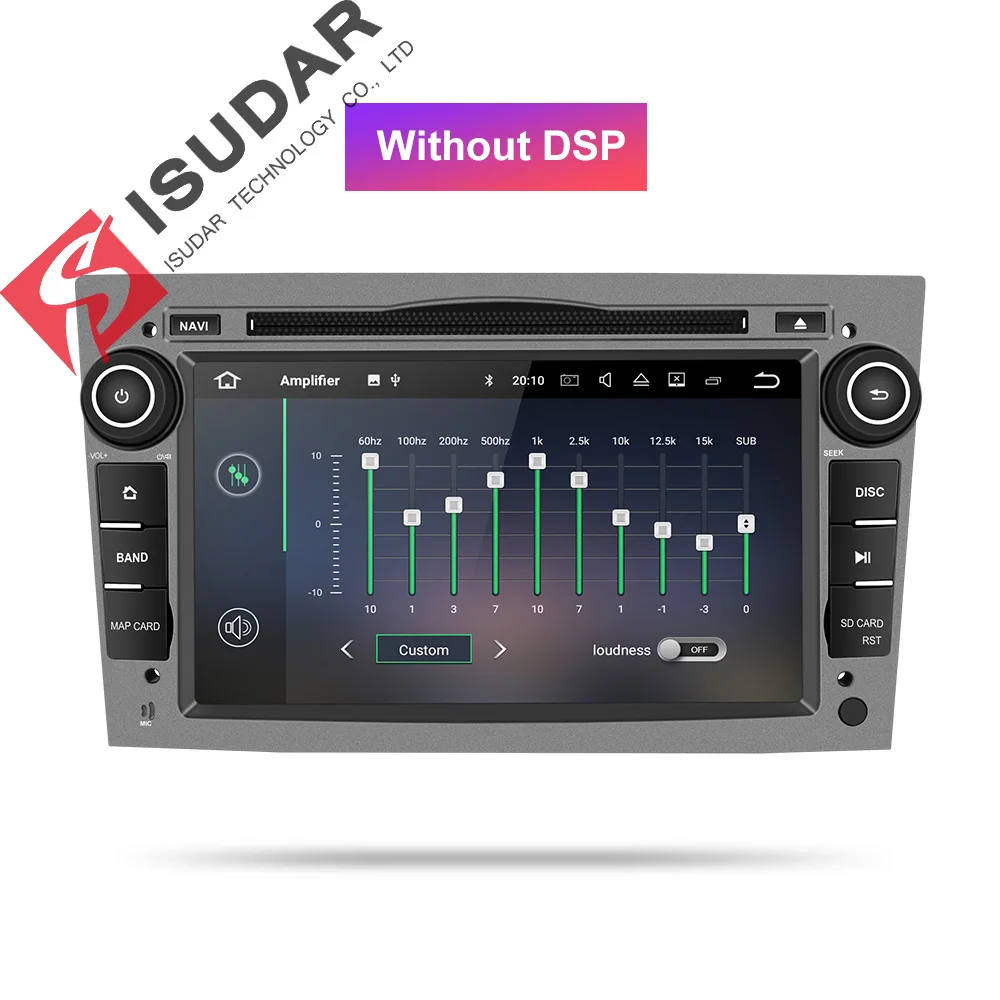 Grey Without DSP Isudar автомобильный мультимедийный плеер gps Android 9 2 Din DVD Automotivo для OPEL/ASTRA/Zafira/Combo/Corsa/Antara/Vivaro радио FM DSP DVR - Цвет: Grey Without DSP
