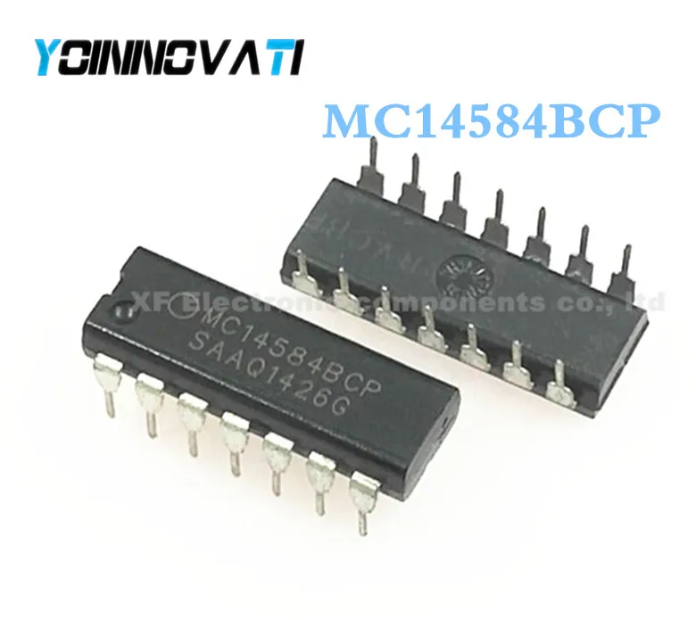 10 шт./лот mc14584p10 MC14584 DIP 14 IC.  | Отзывы и видеообзор