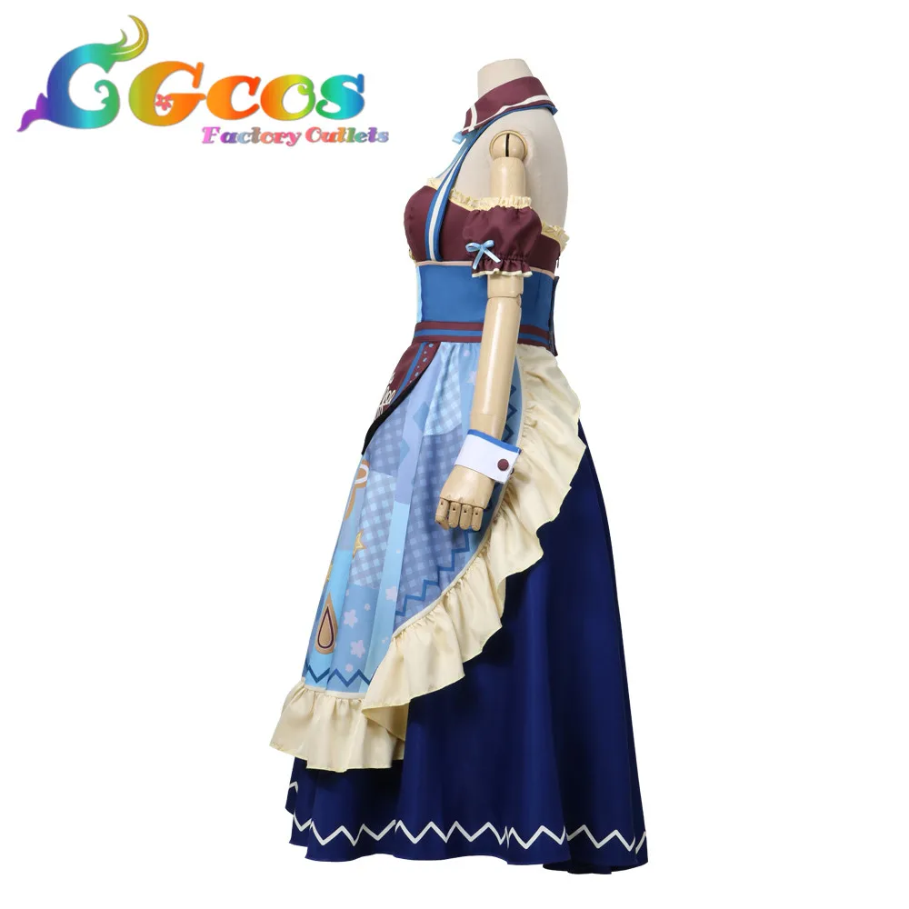 CGCOS Косплей Костюм BanG Dream! Hikawa Sayo платья одежда Униформа бесплатная доставка CG517 |