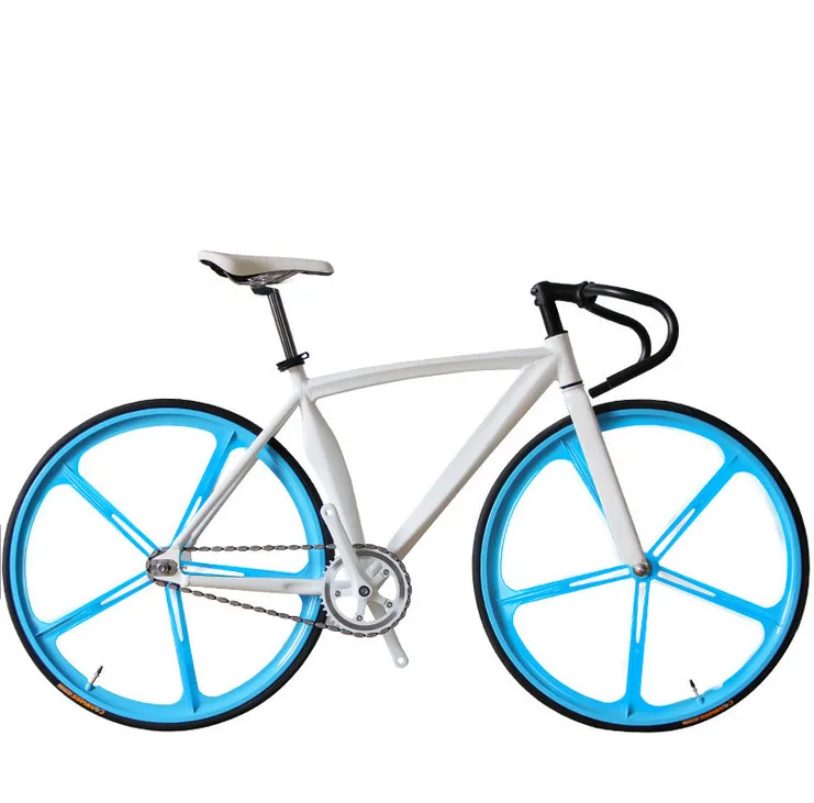 x-передний бренд Scimitar muscle fixie велосипед с фиксированной передачей 52 см DIY пять режущих колес скоростной Дорожный Велосипед fixie bicicleta