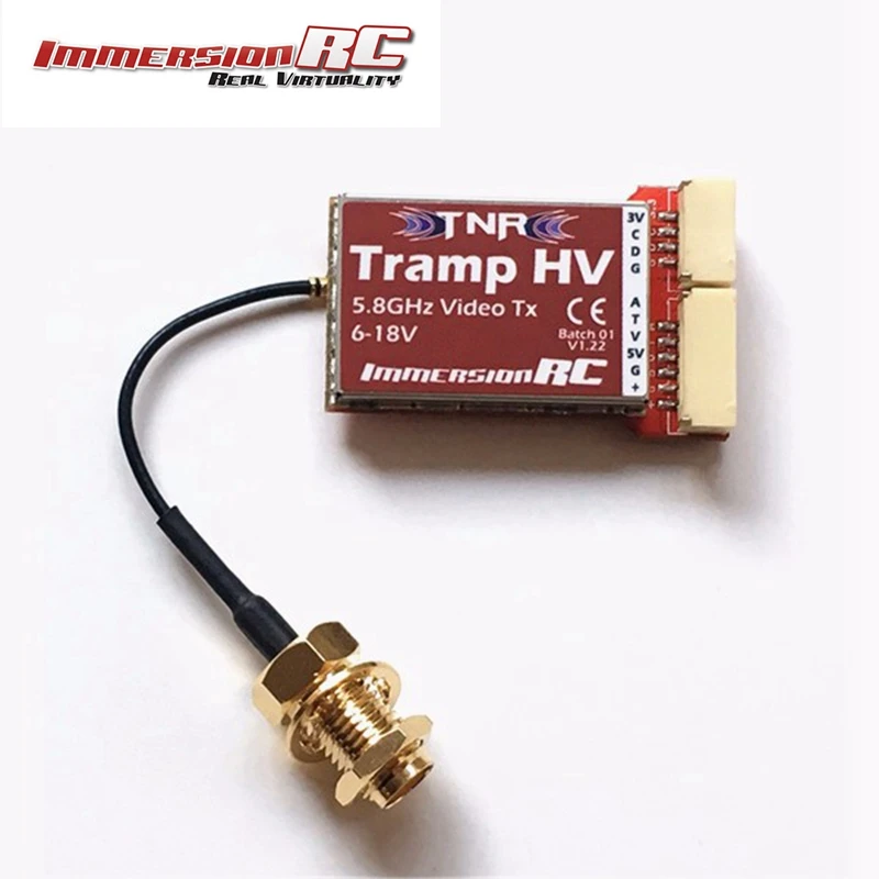 ImmersionRC Tramp HV 6 18V 5 8 GHz 1mW до&gt 600mW Видео передатчик международной версии V2 для игрушки