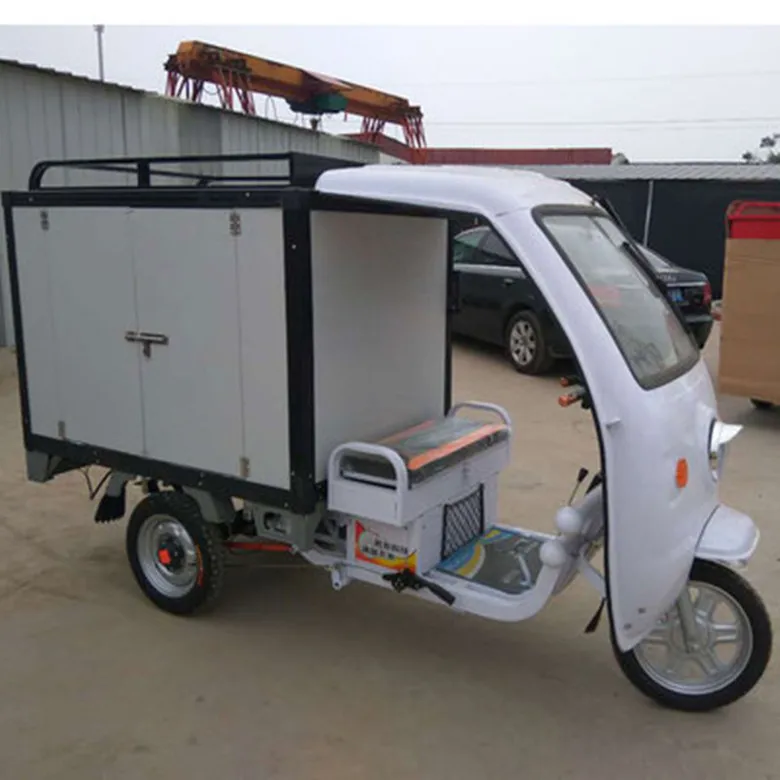 TJ-DKC-60V-20AH-1000W-Tricycle пассажирский шкаф грузовой Электрический трехколесный