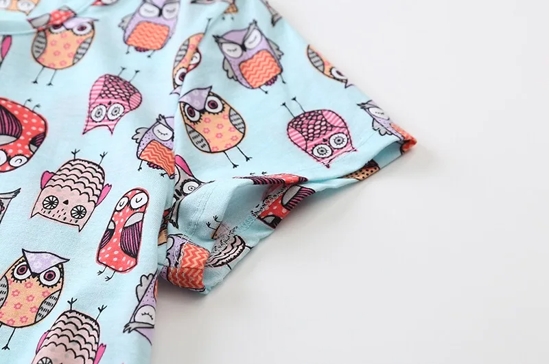 Милое Ночное платье с рисунком из мультфильма, женское удобное Хлопковое платье, женская летняя одежда большого размера, новая милая Домашняя одежда с коротким рукавом