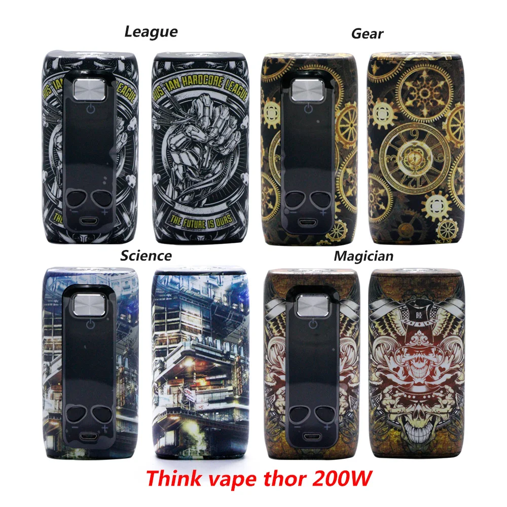 Новый цветной мод ThinkVape Thor 200 Вт блок контроля температуры электронная сигарета