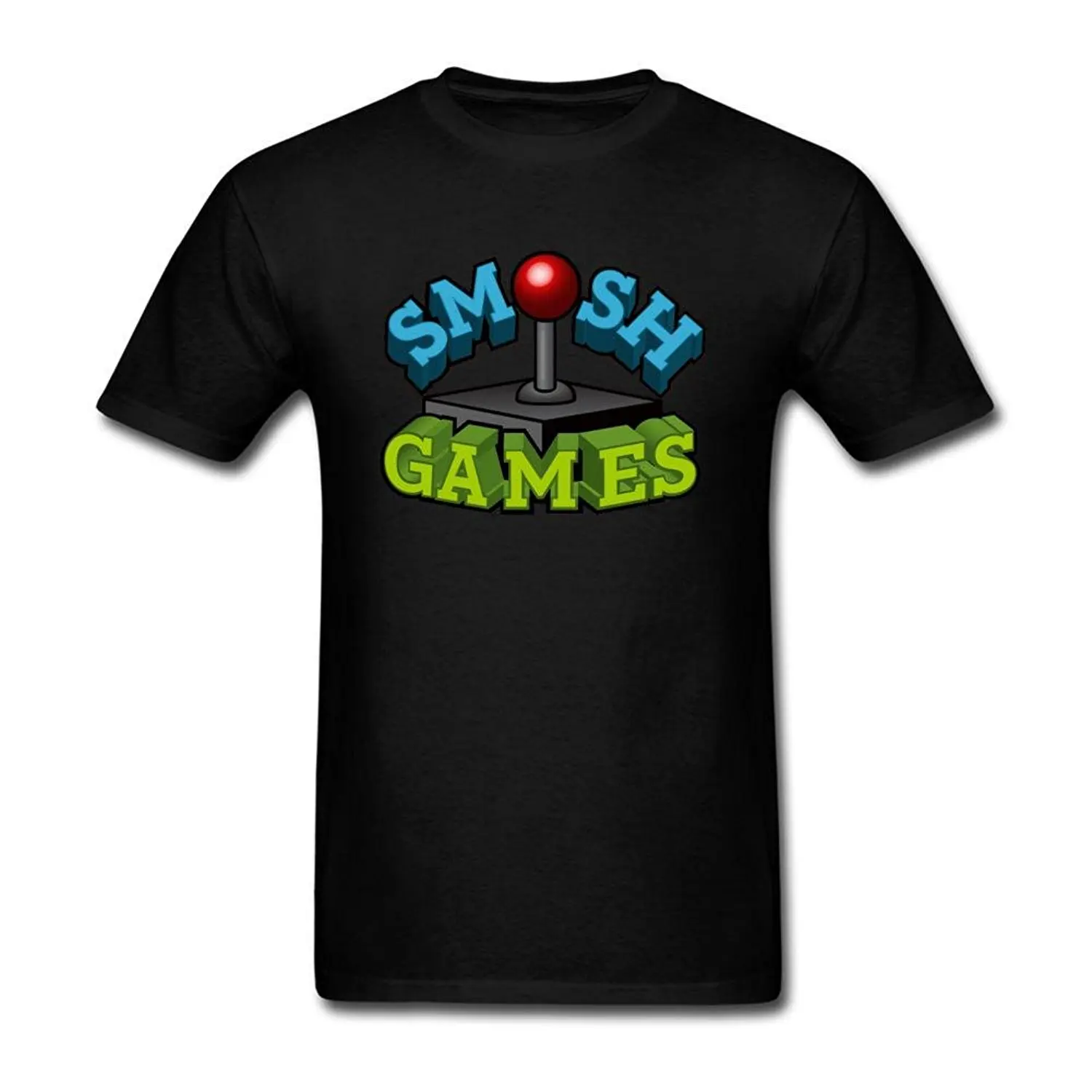 100% хлопок футболка с принтом круглым вырезом Модные Повседневное высокое