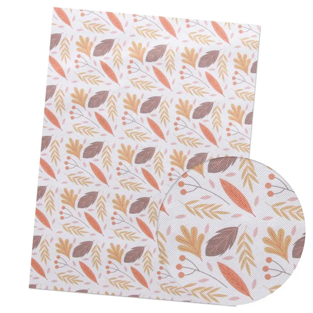 

Xugar accessories 22*30cm flower Leaf Faux synthetic leather Sheet,DIY Garment Knotbow Bags Hair Bows Decoration Crafts Material