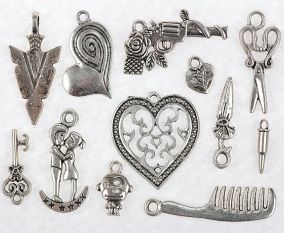 Смешанные животные сердце мотоциклетный пистолет наручники искусственная