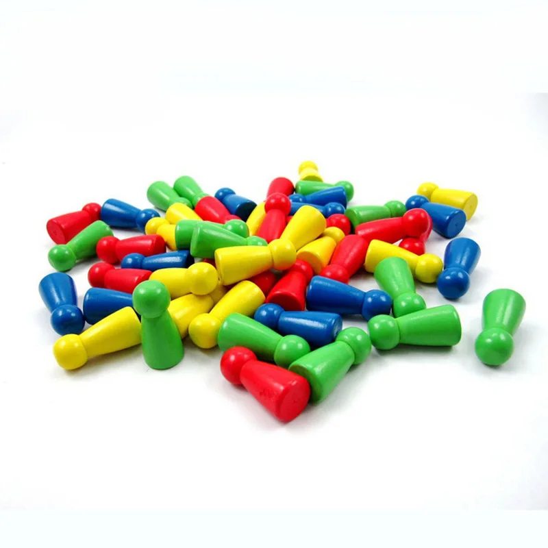 50 шт./компл. аксессуары для настольной игры в шахматы деревянная пешка/для карты и