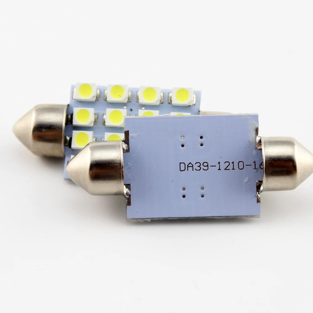 YM E-Bright 20-100 шт 24V C5W 1210 16 SMD Автомобильные огни интерьерные лампы для чтения