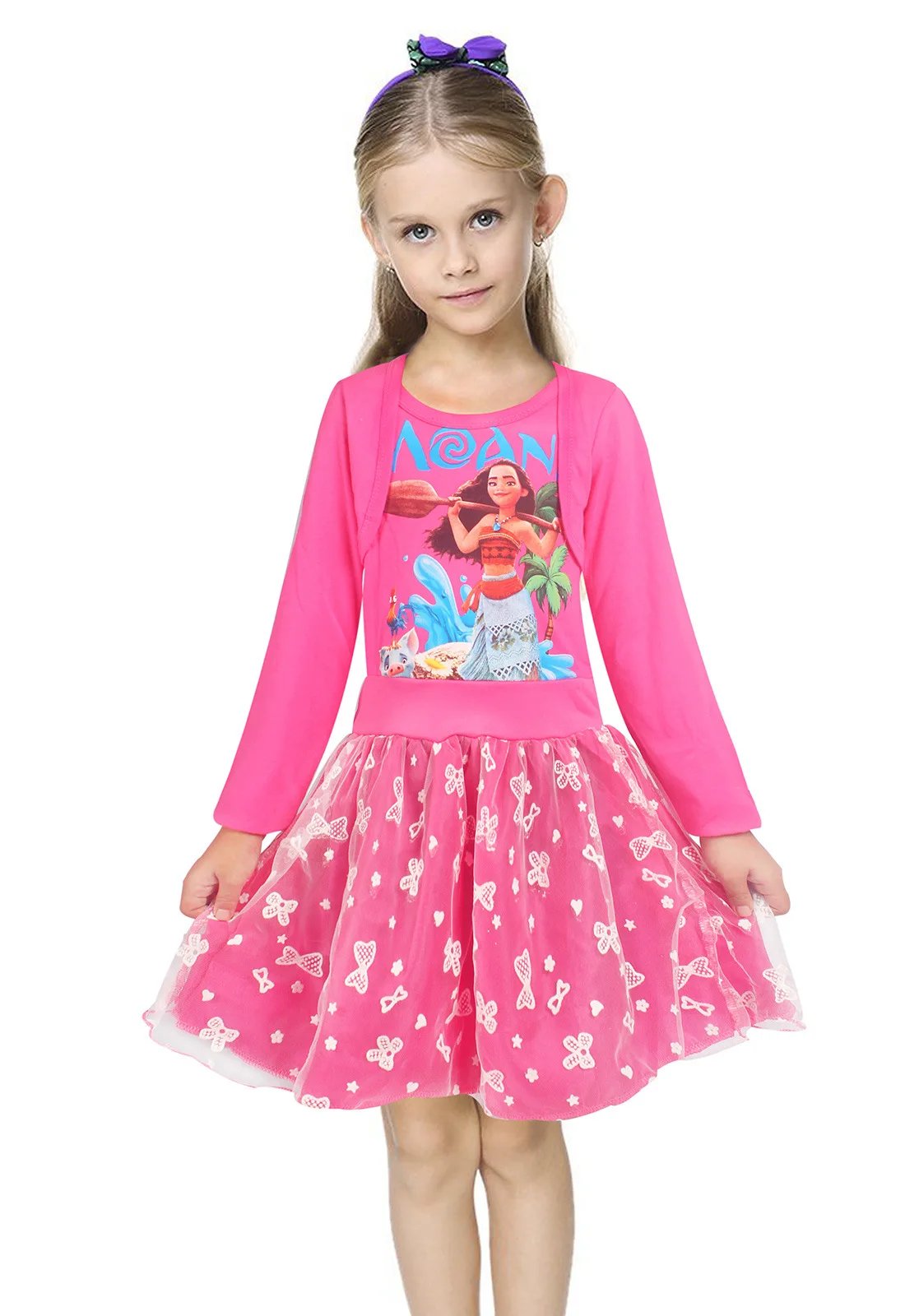 girl dress moana vaiana kids adventure outfit polynesian princess beach party cosplay costume fantasia brithday halloween | Детская