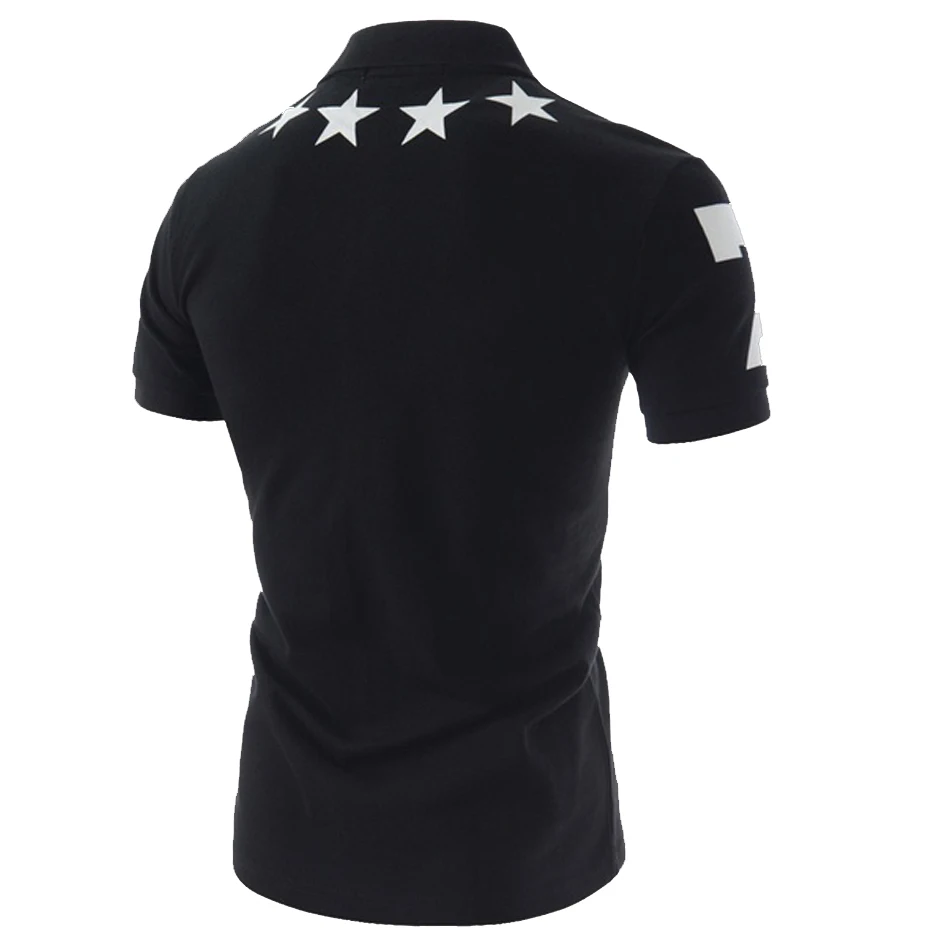 Zogaa брендовая Новая летняя мужская рубашка поло с коротким рукавом хлопковая