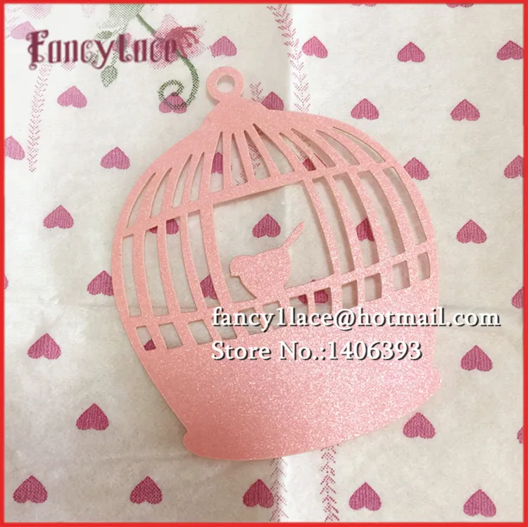 60 шт. сделай сам бумажные стаканчики для хранения карт в форме птички бокала вина