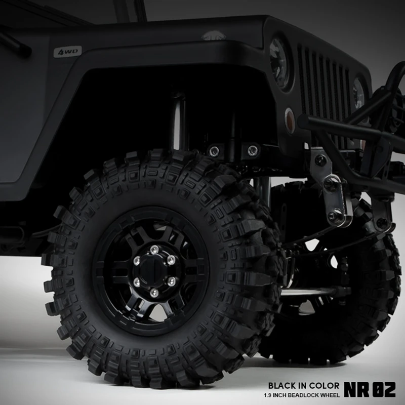 4 шт. 1/10 весы RC грузовика жесткий пластик 1 9 &quotBeadlock Обода Колеса для осевого SCX10 RC4WD