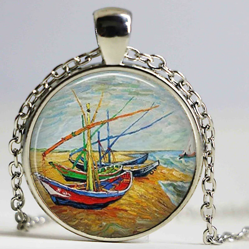 Оптовая торговля Ван стекло купольное ожерелье Гог Гога ювелирные изделия