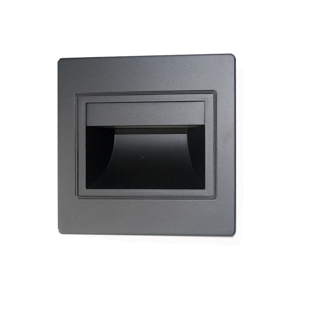 Светодиодный Угловой настенный светильник 1 Вт для ступенчатого AC85 265V