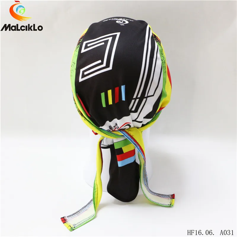 Профессиональная велосипедная шапка с принтом и защитой от пота дышащий