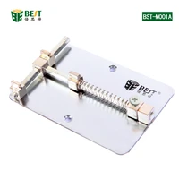 bst stainless steel circuit board pcb holder jig fixture work station for iphone 6s 6 logic board a8 a9 chip repair tool