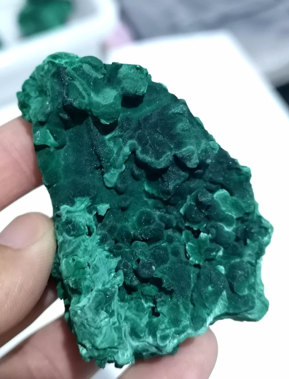 119g натуральный МАЛАХИТ образец минерала зеленый камень кристалл учебный