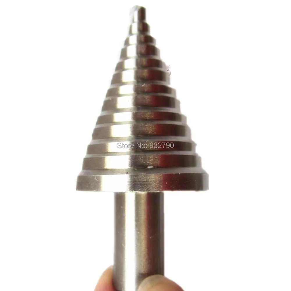 5-35ММ (13 Шагов 5 7 10 12 15 17 20 22 25 27 30 32 35ММ) Сверло-ступенька для установки гофры из оцинкованной стали HSS 6542/M2 Промышленный рекамер Новый