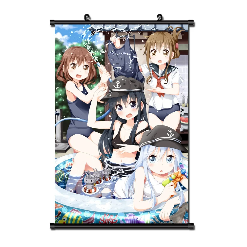 Японское аниме Kantai Collection цветочный плакат на стену 40x60 см|Рисование и