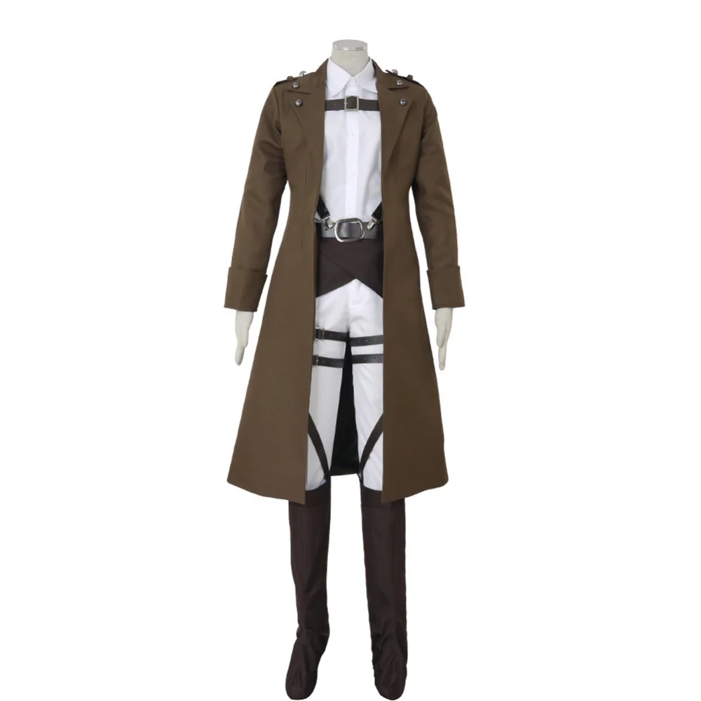 Длинный костюм для косплея из фильма атака на Титанов