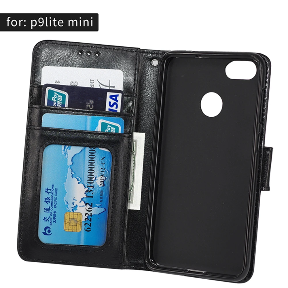 Case for Huawei P9 Lite 2017 Honor 8 Luxury PU Leather 5.2 Cover Phone Bags Cases P8 IDOOLS Holder | Мобильные телефоны и