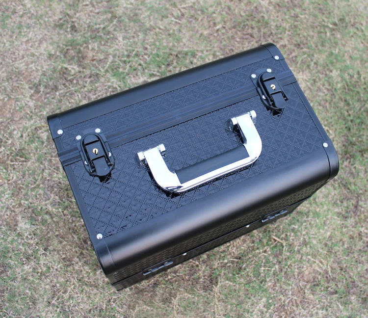 

Big Size Black Makeup Organizer,Cosmetic Jewelry Box,Make Up Cosmetic Storage Boxes Handbag Holder,Travel Makeup Suitcase Gifts