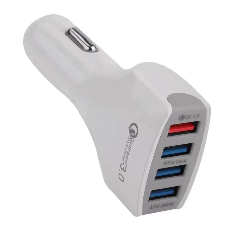 QC 3 0 быстрая зарядка автомобильное зарядное устройство 4 порта USB
