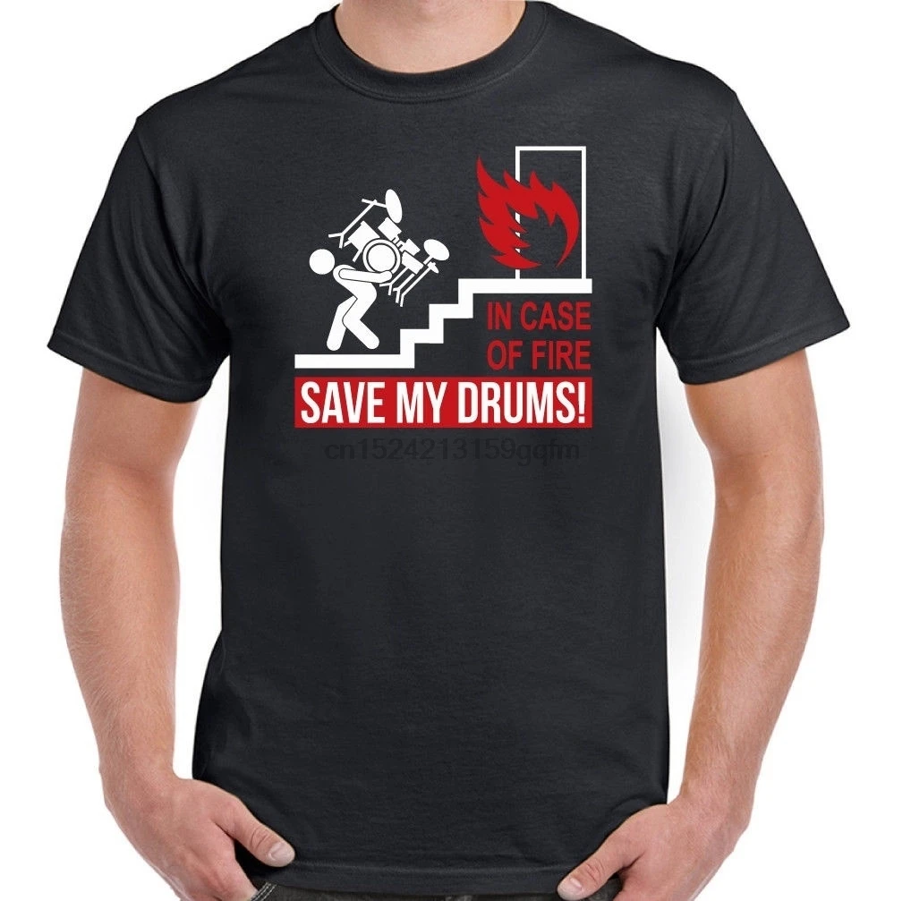 Чехол футболка с надписью Emergency SAVE MY DRUMS|Мужские футболки| |
