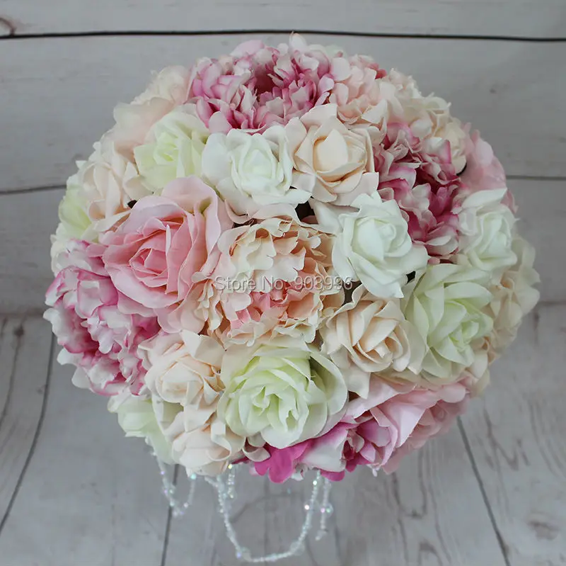

SPR 35CM wedding table flower ball artificial arch flower wall 10pcs/lot wedding table flowers centerpiece flore arrangement