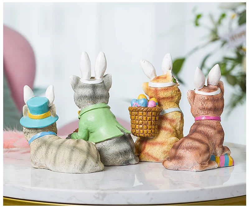 Полимерный креативный 3D Кот в свитере и шляпе вокруг шарфа фигурка для обучения