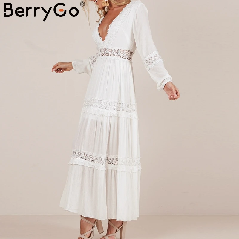 Simplee Глубокий v образным вырезом сексуальное женское элегантное платье с низким