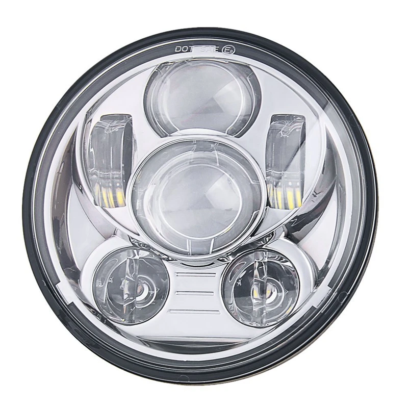 Хром 7 &quotкруглый для Harley светодиодная двигателя фар мотоциклов Харли стрит Glide FLHX