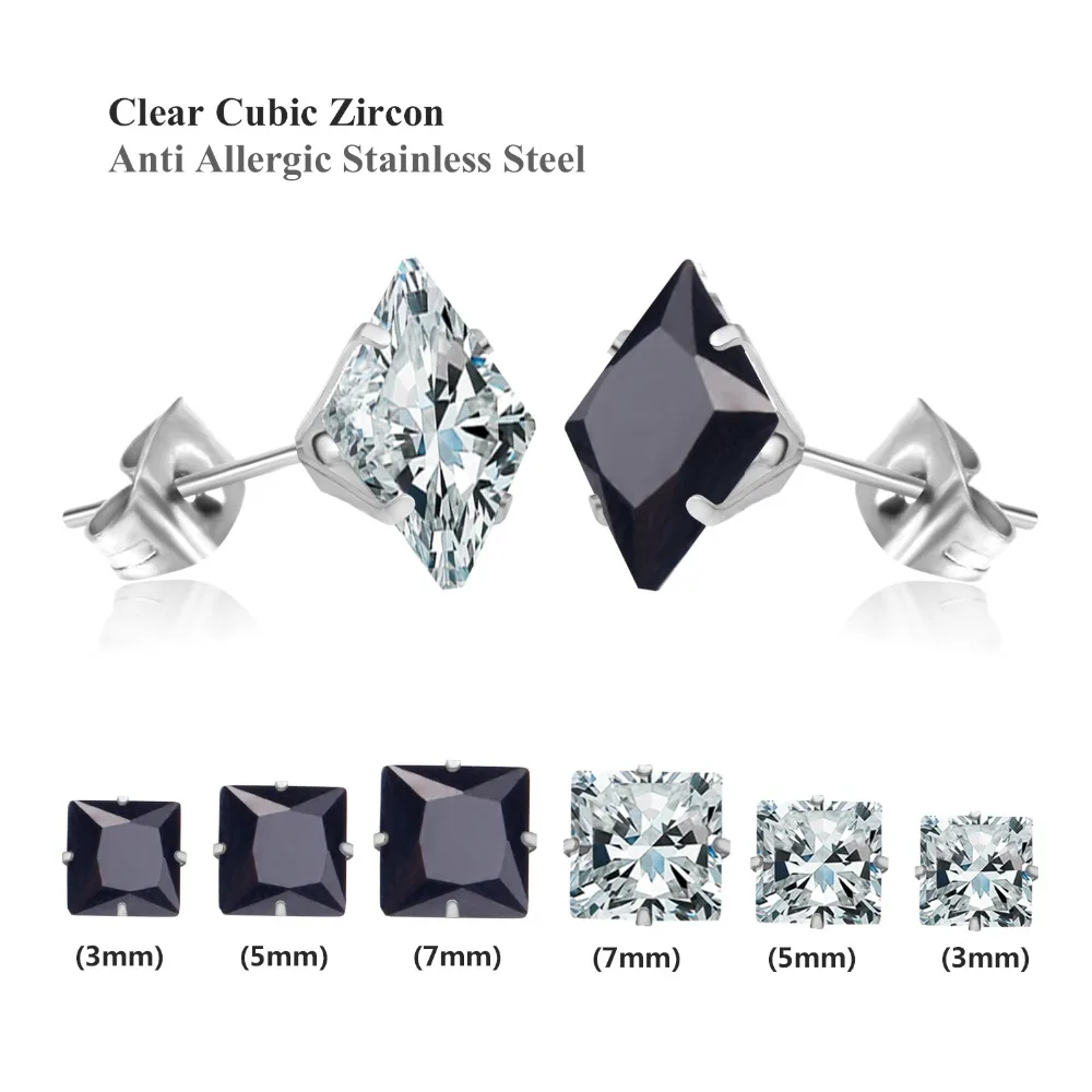 Наборы серег LUXU из нержавеющей стали разные цвета круглые геометрические серьги