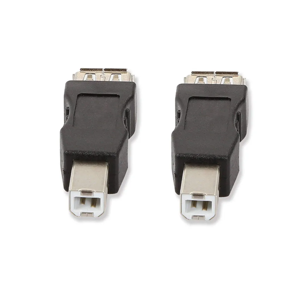 2 шт. черный USB тип A гнездо к Тип B папа конвертер адаптер |