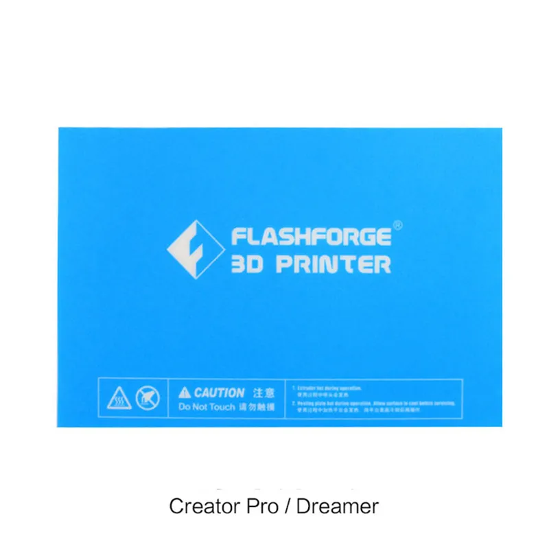 5pcs 232x154mm Flashforge Creator Pro / Dreamer / Dreamer NX 3D Printer Blue Heated Bed Tape Print Sticker Build Plate Tape