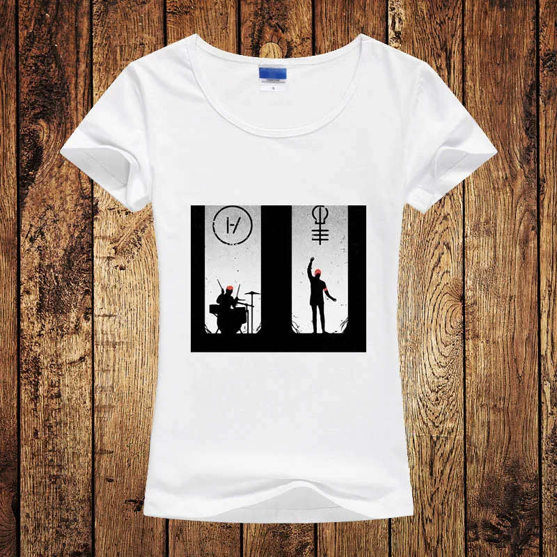 2017 Единорог Blusa Летом Рок н Ролл Футболки Женщины Harajuku Двадцать Один Пилотов