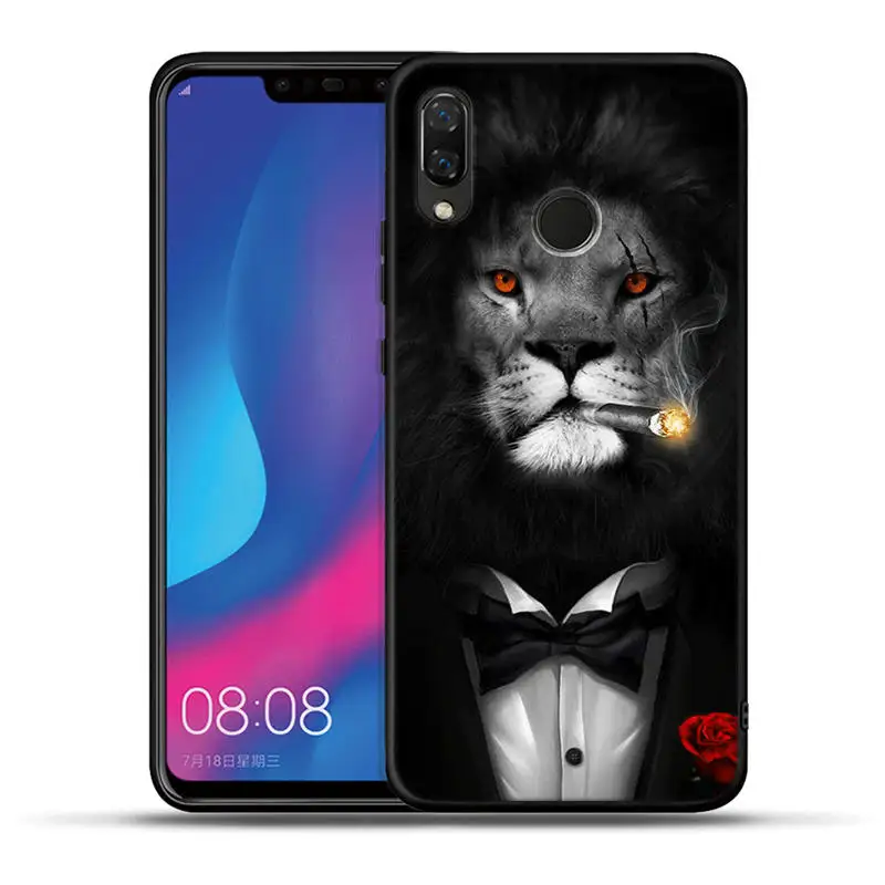 Крутой черный чехол ТПУ для huawei Honor 20 Pro 10 9 9i 8 Lite 8X 8C 7A 7X V20 View 20 чехол Etui