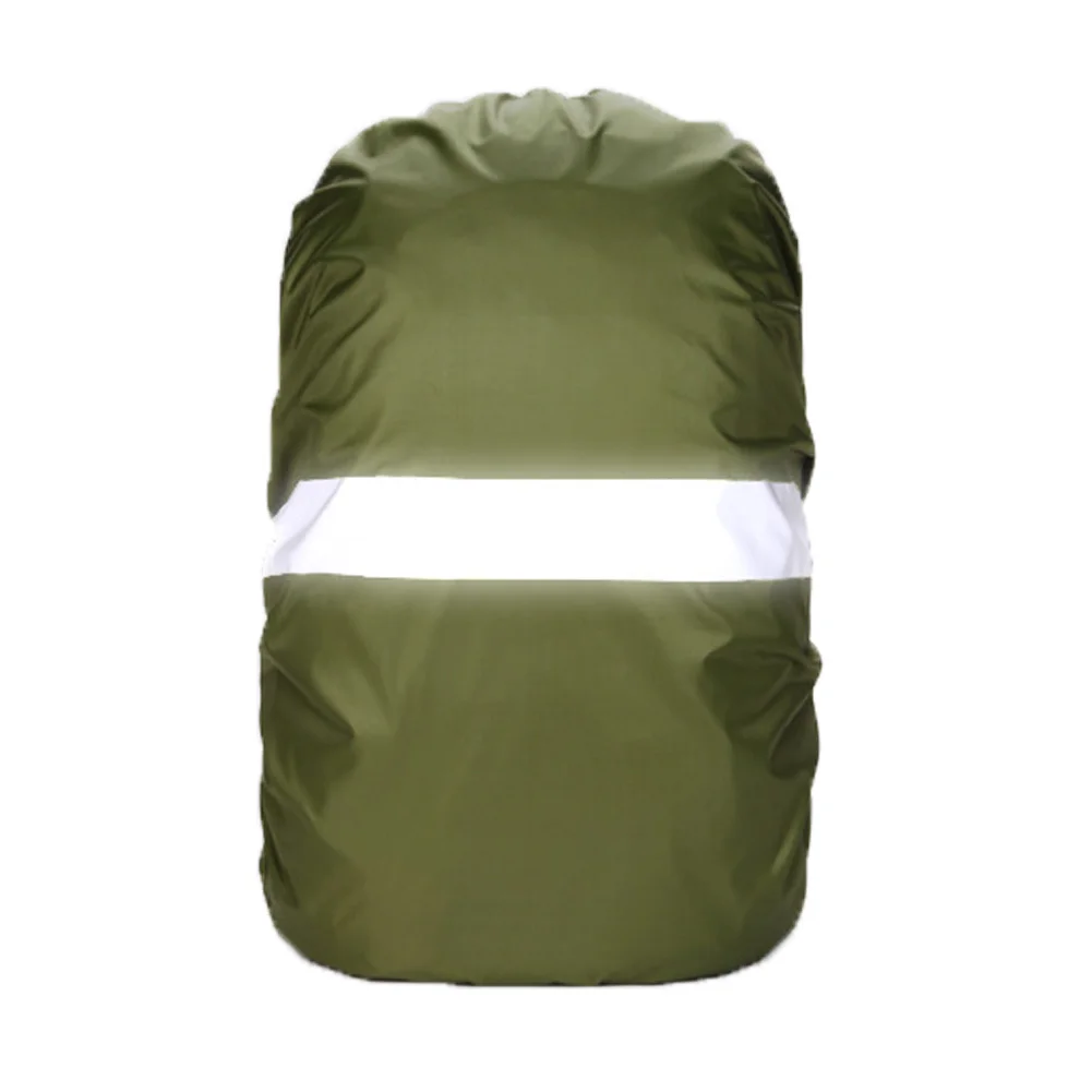 army green 20-60L портативный водонепроницаемый рюкзак с защитой от пыли дождевик качественный нейлоновый анти-УФ ночной светоотражающий защитный мешок аксессуары для сумок - Цвет: army green