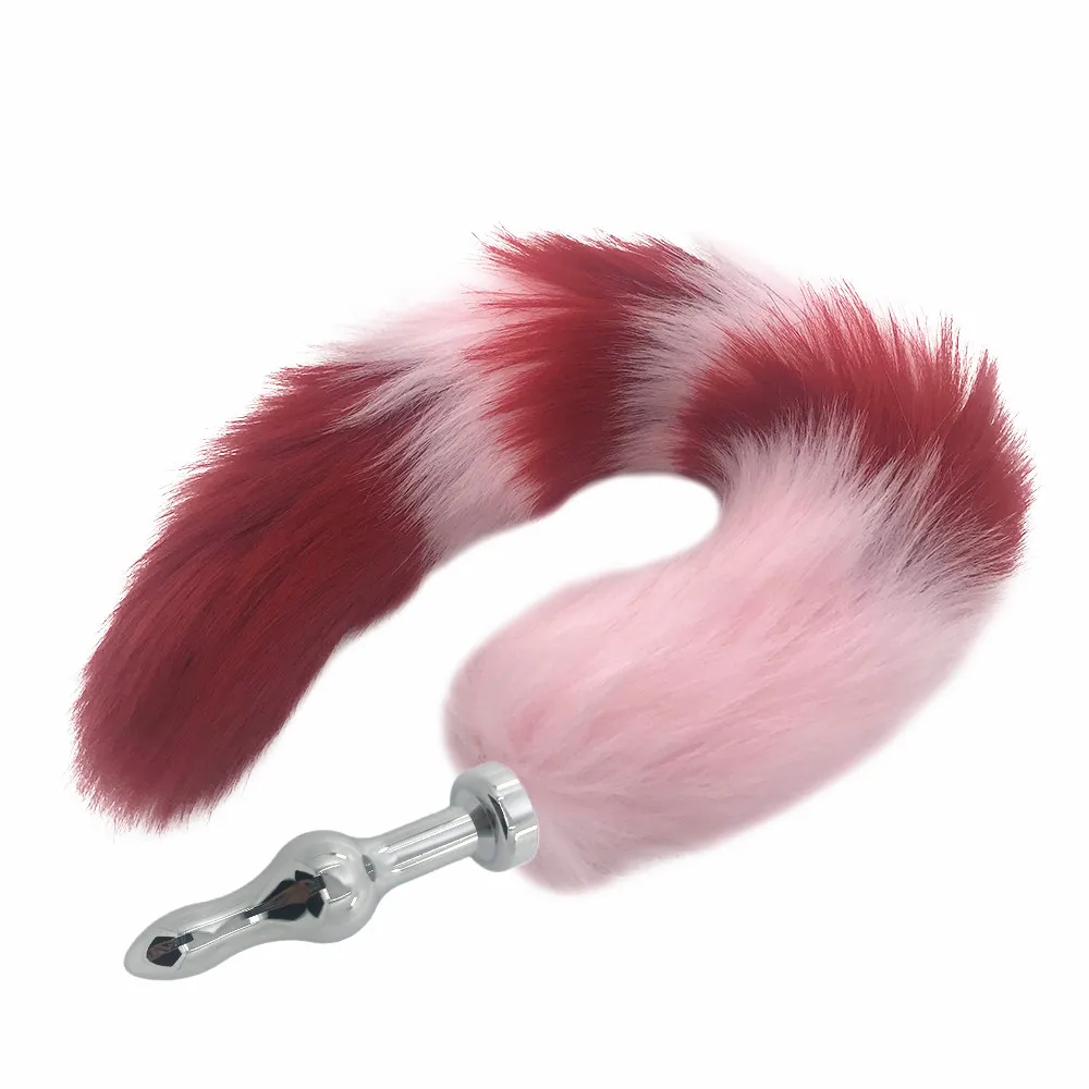 New Metal Anal Toys Fox Tail Plug Erotic Butt Sex for Couple Sexy Adult Games SM tai | Красота и здоровье
