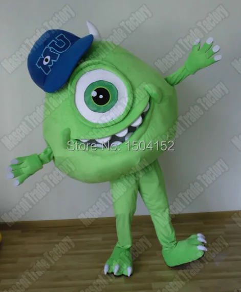 Костюм Wazowski Mike Wazowski для взрослых, маскарадный костюм Mike Wazowski для взрослых, карнавальные вечерние костюмы на Хэллоуин