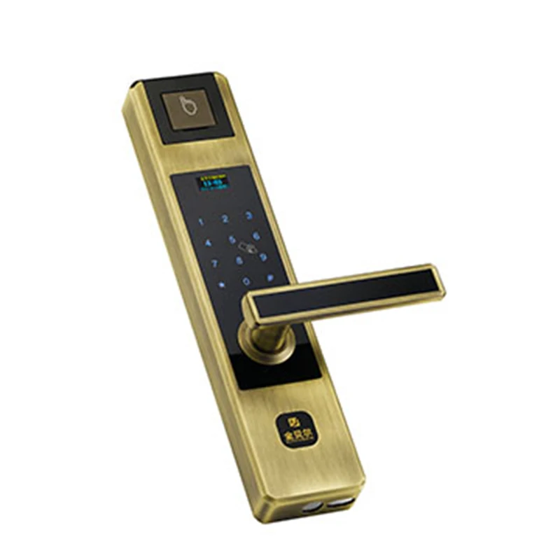 Биометрический дверной замок электронный умный без ключа с отпечатком пальца |