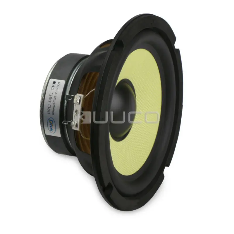 5 дюймовый Hi Fi стерео низкочастотный динамик громкий 4 Ом средний бас 35 Вт