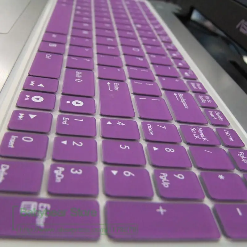 Новый силиконовый чехол для клавиатуры Asus A550V K550L W518L R510D Y581C X550V R500V R500X R505 X55V G51 G53 G60