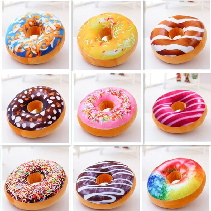 Декоративная подушка в виде шоколада пончиков на Рождество декоративные подушки