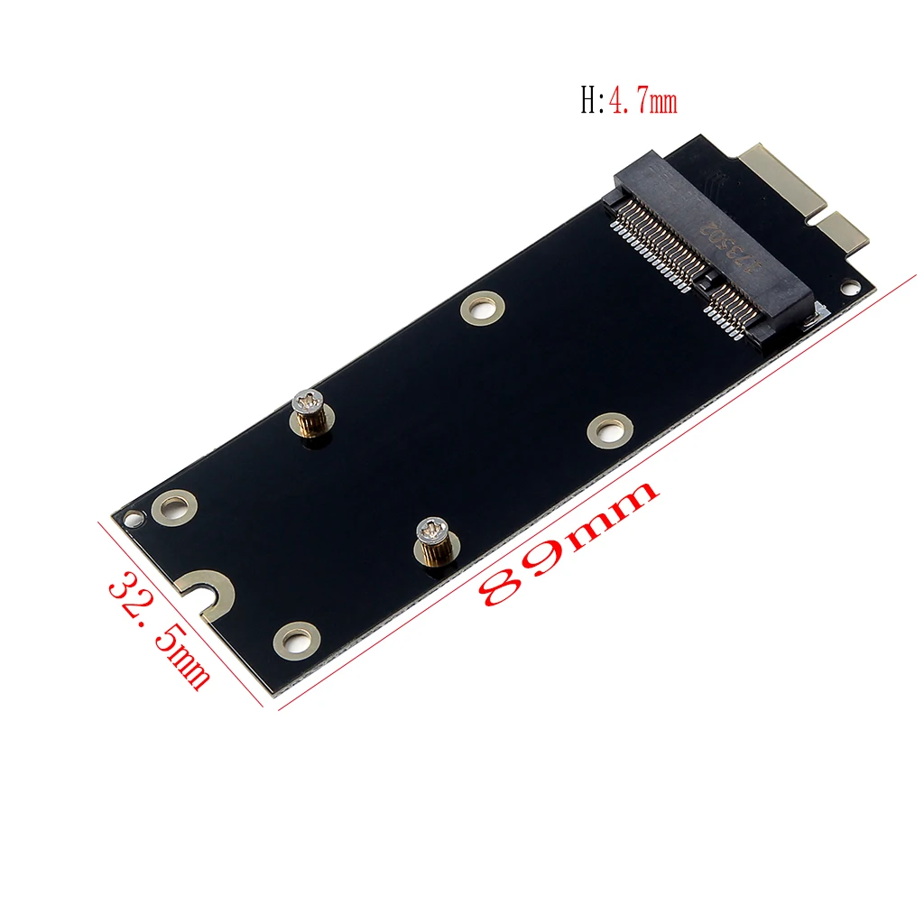 H1111Z добавить на карты mSATA SSD SATA 7 + 17Pin адаптер конвертер карта расширения для Apple 2012