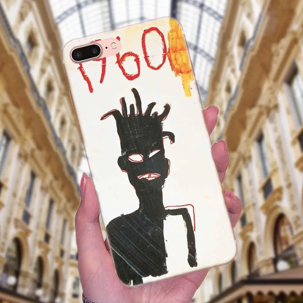 В памяти Basquiat Manson идеально подходит для Huawei P7 Honor 4C 5A 5C 5X 6 6C 6A 6X 7 7X 8 9 V8 V10 Y3II Y5II Y6II G8