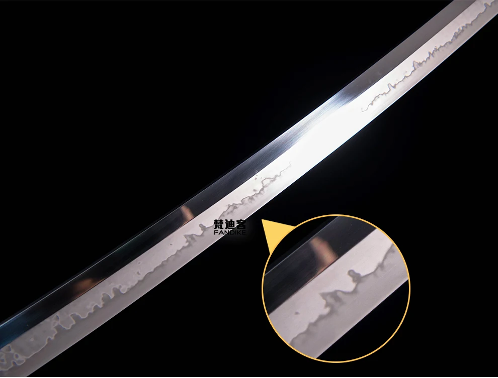 Boutique Japanese Samurai Sword Katana Clay Tempered T10 Steel Chinese sword, Japanese sword, samurai real katana sword, fandike