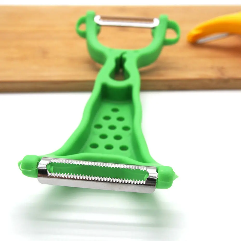 1 шт. овощной нож Zester Фрукты Картофелечистка измельчители двойной режущая